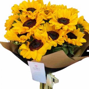 Ramo de 12 Girasoles